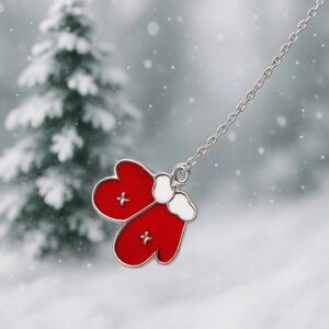 Κολιέ Χριστουγεννιάτικα Γάντια