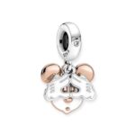 Mickey "Be Yourself" Charm 925 Sterling Silver