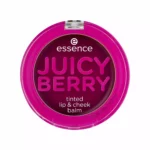 Essence JUICY BERRY tinted lip & cheek balm 3g
