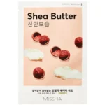 Missha Airy Fit Sheet Mask Shea Butter Υφασμάτινη Μάσκα Προσώπου Με Βούτυρο Καριτέ 19gr