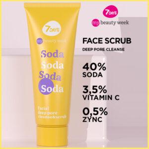 7DAYS MB Soda Facial Deep Pore Cleanse Scrub 80ml