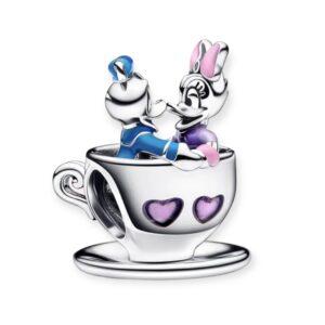 Donald & Daisy Charm 925 Sterling Silver